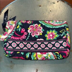 Vera Bradley Petal Paisley Floral Patterned Cosmetic Lined Bag